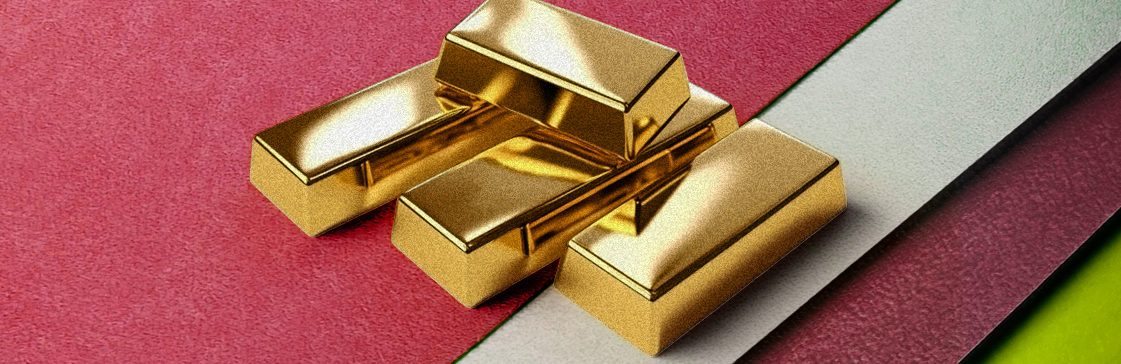 Shining gold bars illustrating the concept of gold alternatives that shine brighter