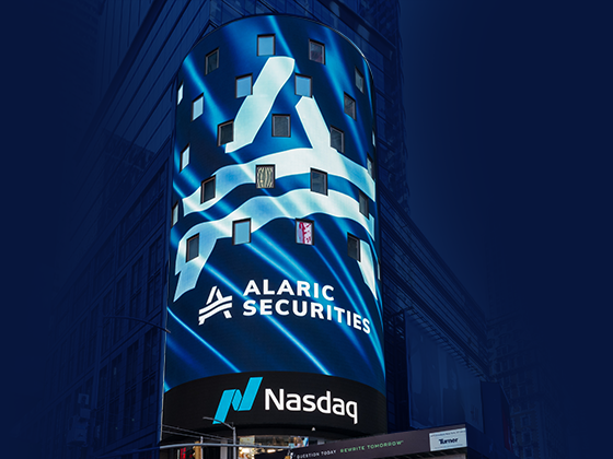 Alaric Securities Celebrates at Nasdaq MarketSite