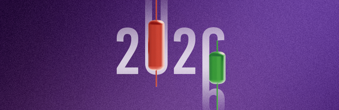 Stock Market Outlook 2026 illustrated with contrasting candlesticks highlighting rising risk and uncertainty.